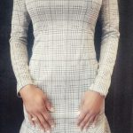 Plaid Peplum Dress - Off The Shoulder Lil Lady - The Standard Detroit